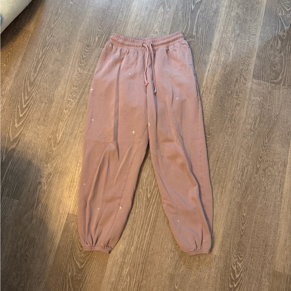 Universal Thread Mauve Joggers with Star Accents